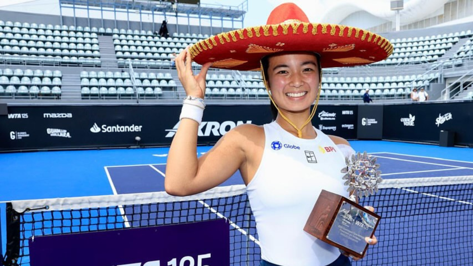 Panalo si Eala sa kanyang unang WTA title sa Guadalajara 125 Open