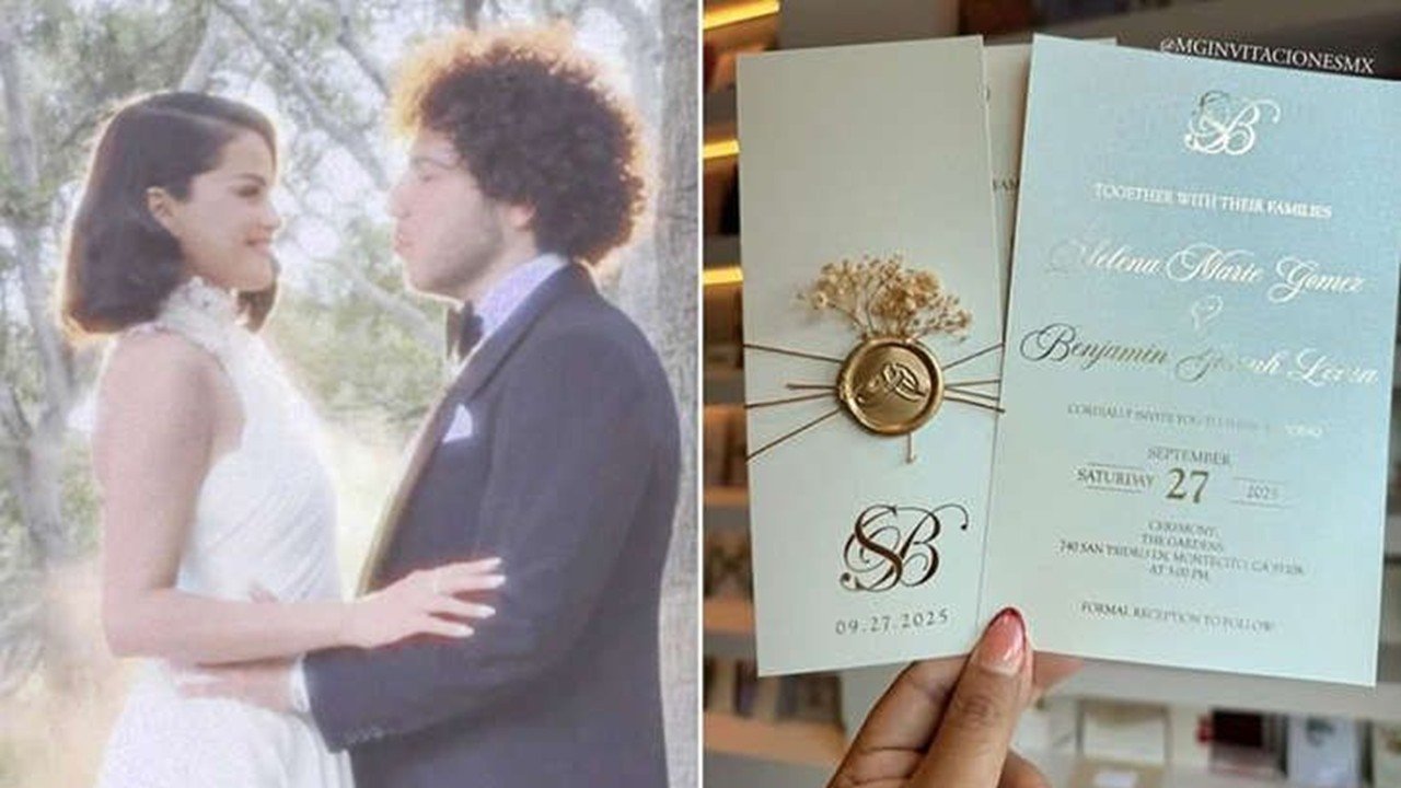 Kasal nina Selena Gomez at Benny Blanco, star-studded