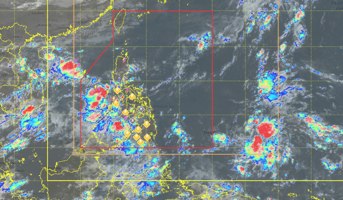 LPA namataan sa labas ng PAR, 4 weather systems magpapaulan sa bansa