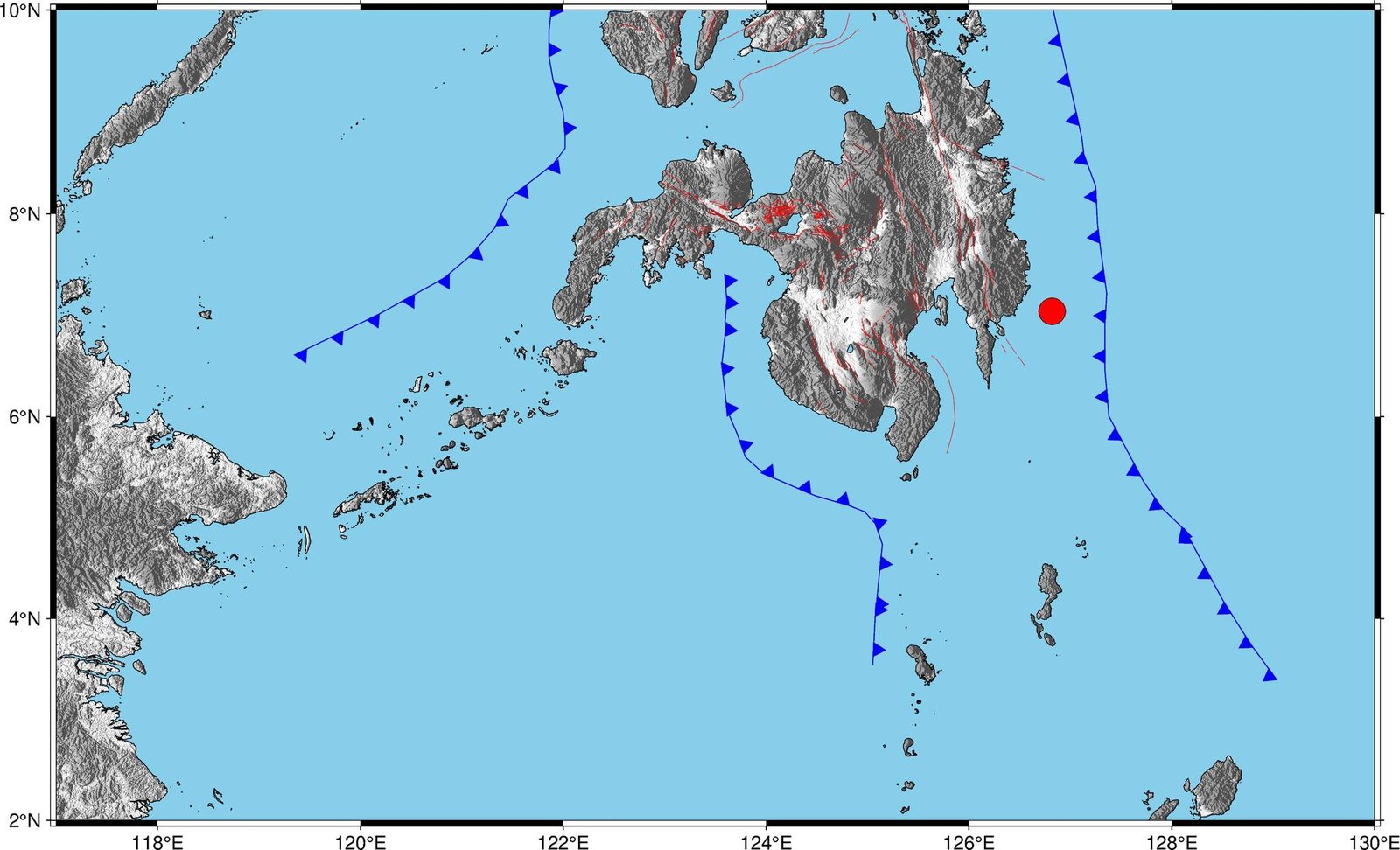 Muling niyanig ng magnitude 6.9 na lindol ang Manay, Davao Oriental