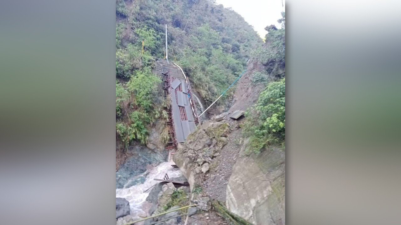 Makilo Bailey Bridge sa Kalinga, bumagsak